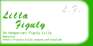 lilla figuly business card